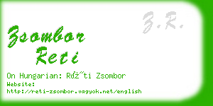 zsombor reti business card